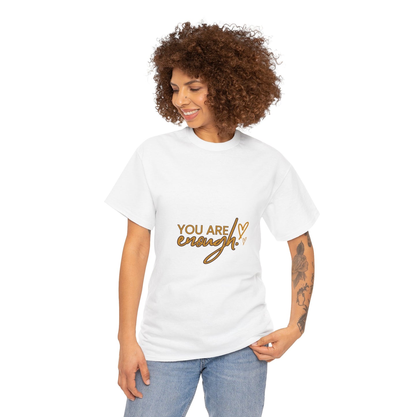 You Are Enough Tee - Gold