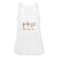 Faith Hope Love Women's Flowy Tank Top - white