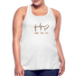 Faith Hope Love Women's Flowy Tank Top - white