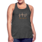 Faith Hope Love Women's Flowy Tank Top - deep heather