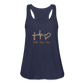 Faith Hope Love Women's Flowy Tank Top - navy