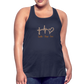 Faith Hope Love Women's Flowy Tank Top - navy