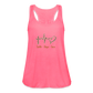 Faith Hope Love Women's Flowy Tank Top - neon pink